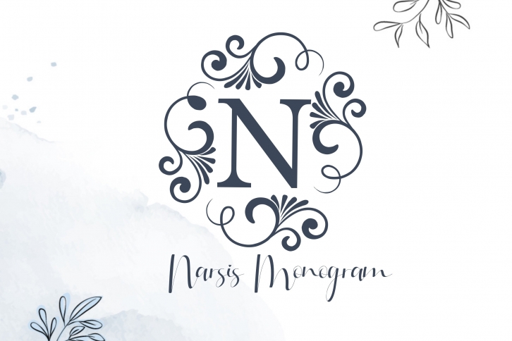 Narsis monogram Font Download