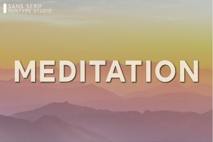 Meditation Font Download