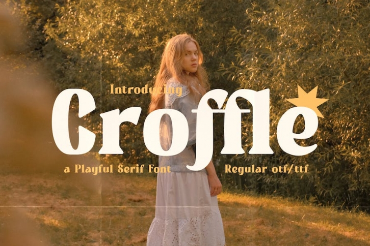 Croffle â€“ A Playful Serif Font Font Download