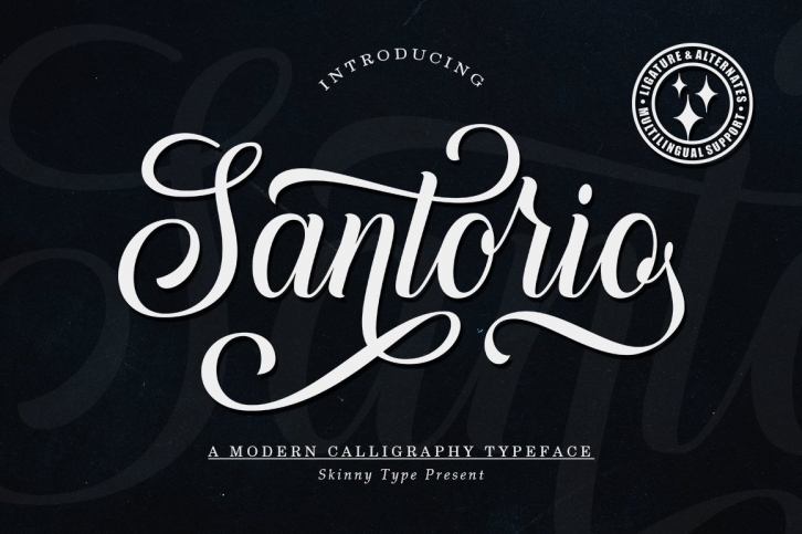 Santorio Script Font Download