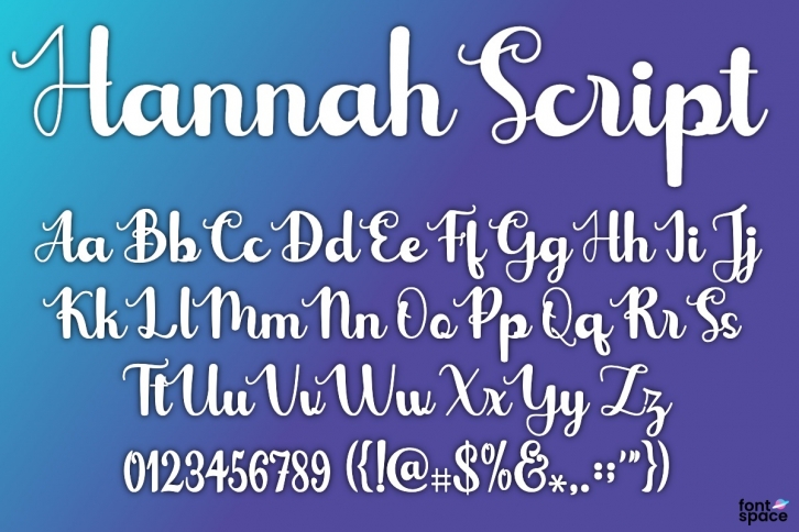 Hannah Script + Orname Font Download