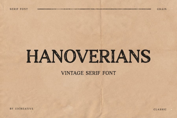 Hanoverians Vintage Font Font Download