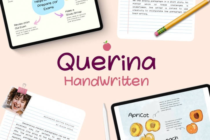 Querina - Cute Handwritten Font Font Download