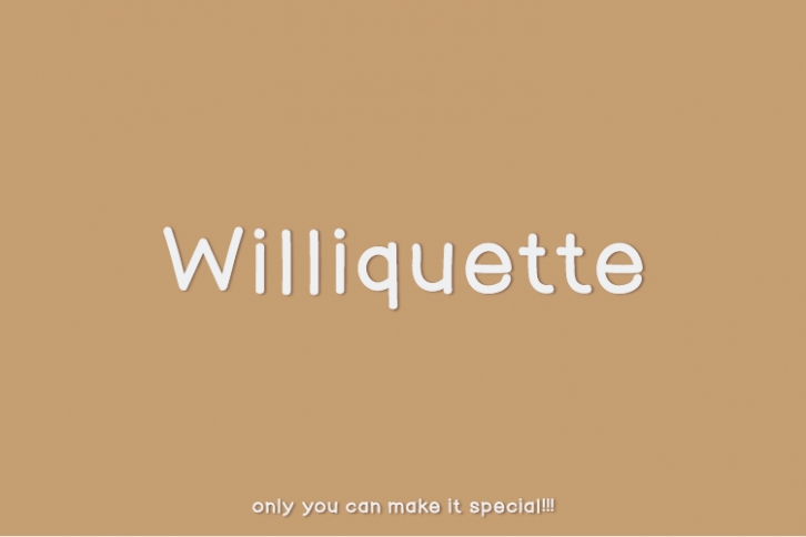 Williquette Font Download