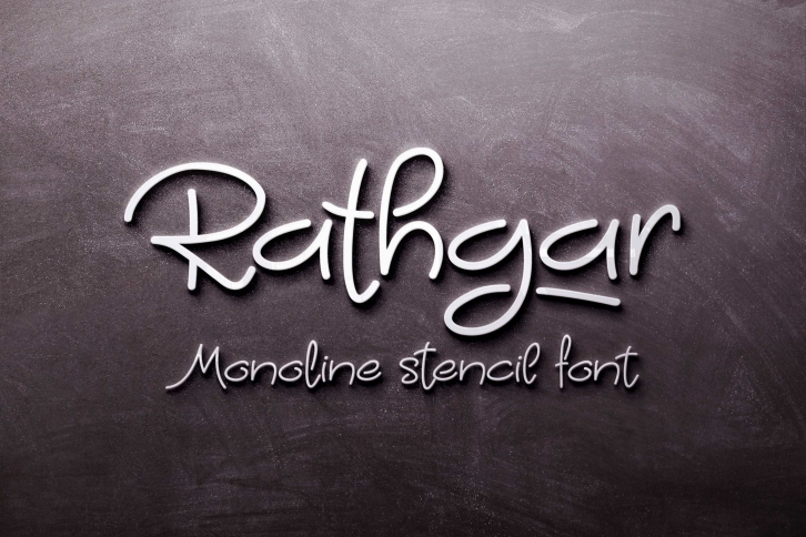 Rathgar Stencil Font Download