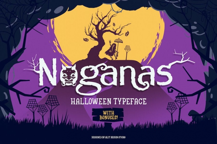 Noganas Halloween font Font Download