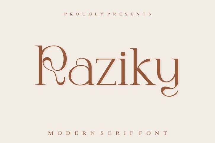 Raziky Sylist Display Font Font Download