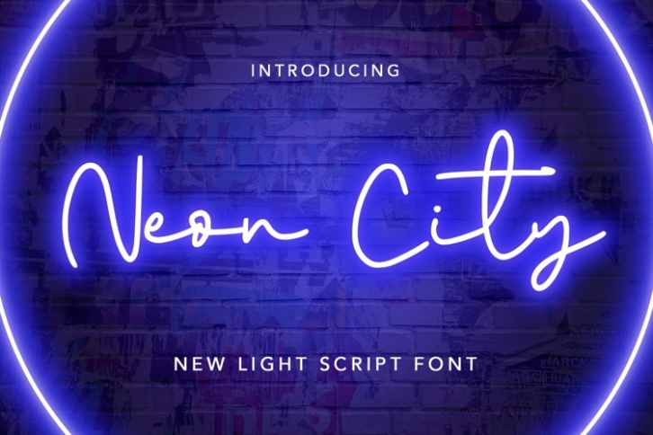 Neon City Font Download