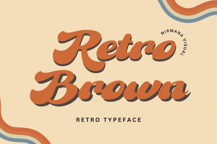 Retro Brown - Vintage Font Font Download