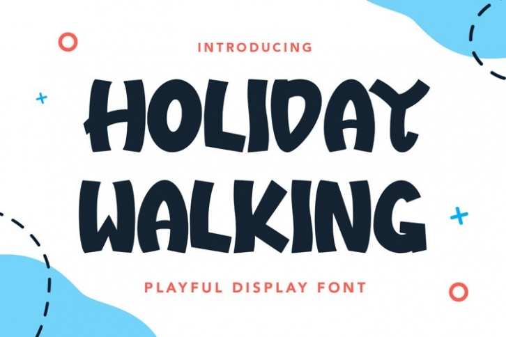 Holiday Walking Font Download