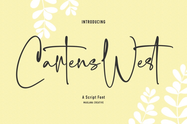 Cartens West Script Font Download