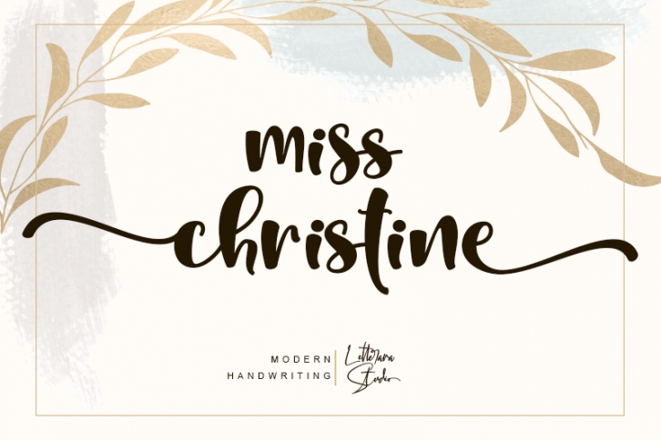 Miss Christine - Font Download