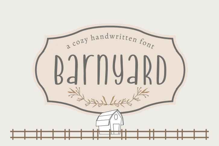 Barnyard Fun and Cute Font Download