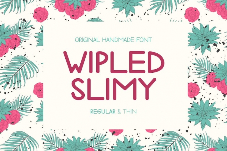 Wipled Slimy Font Download