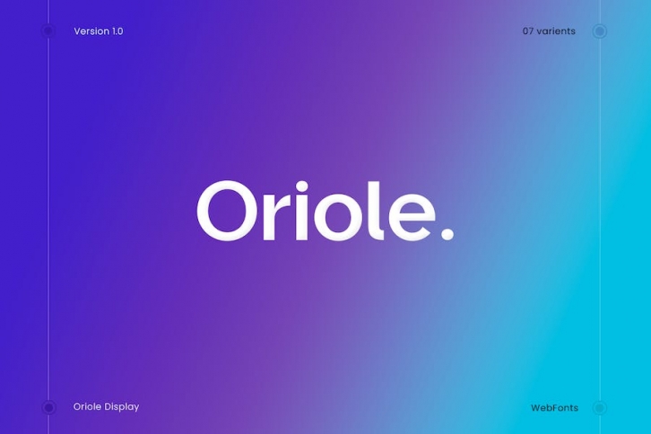 Oriole Display Font Download