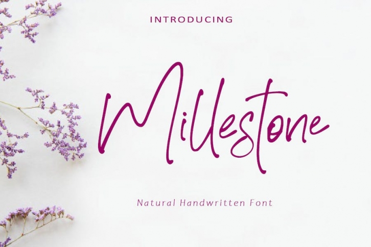 Millestone -  Natural Handwritten AM Font Download