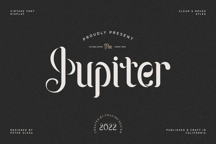 Jupiter Retro Font Family Font Download