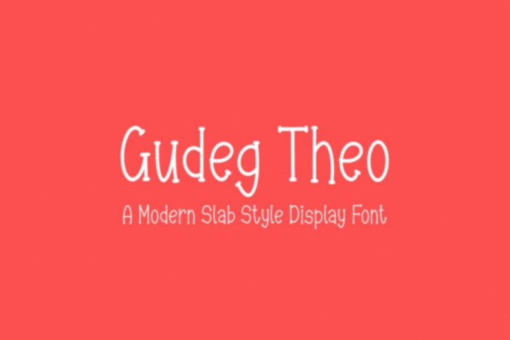 Gudeg Theo - Fun Slab LA Font Download