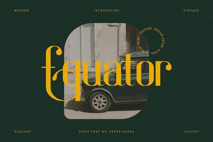 Equator Retro Font Font Download