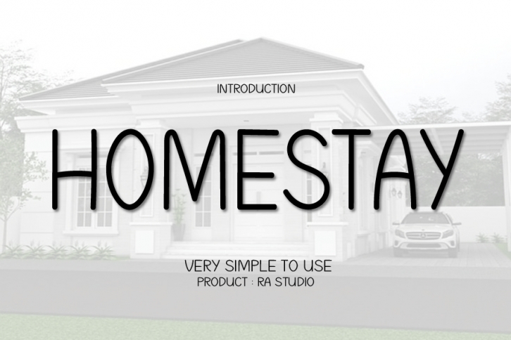 Homestay Font Download