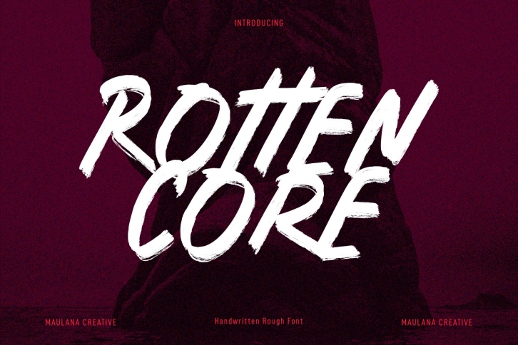 Rotten Core Handwrittten Brush Font Download