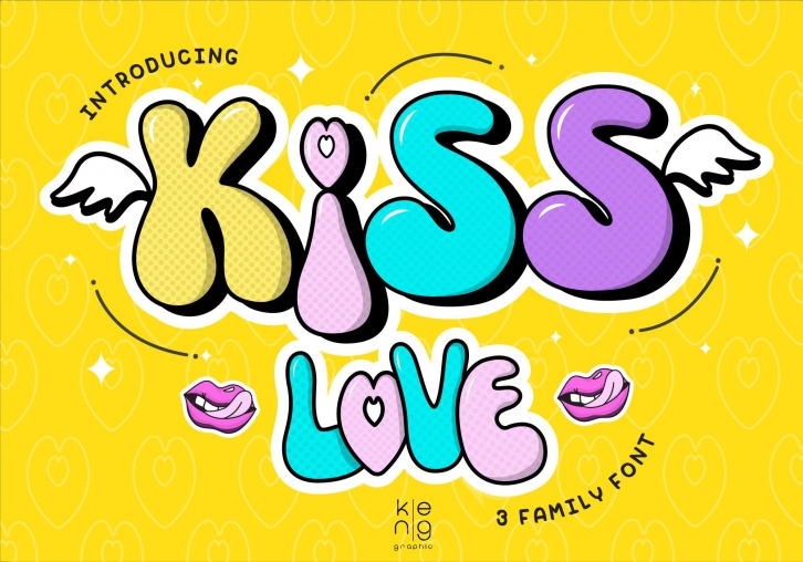 Kiss Love Font Download