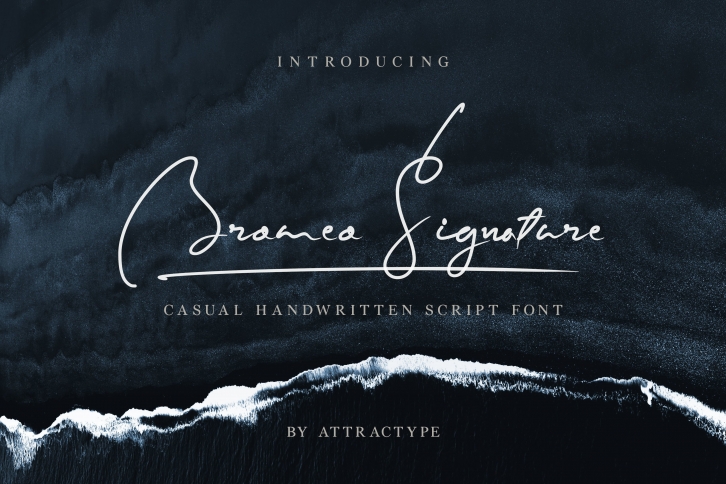 Bromeo Signature Font Download