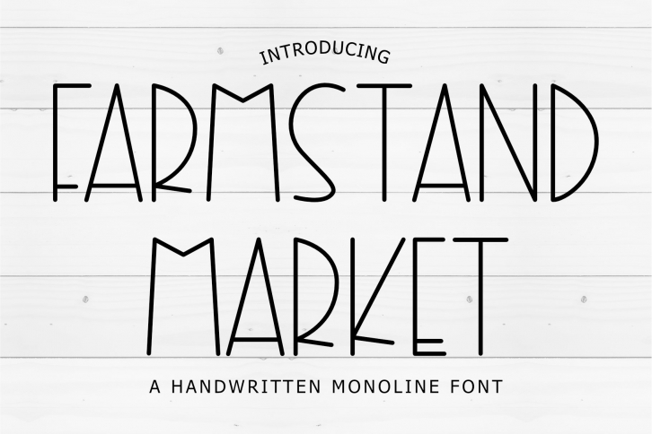 Farmstand Marke Font Download