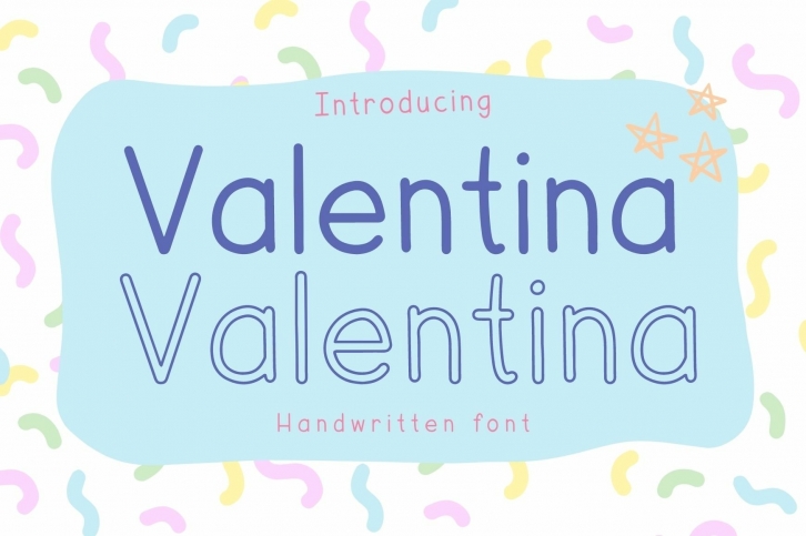 Valentina is a cute handwritten Font Download