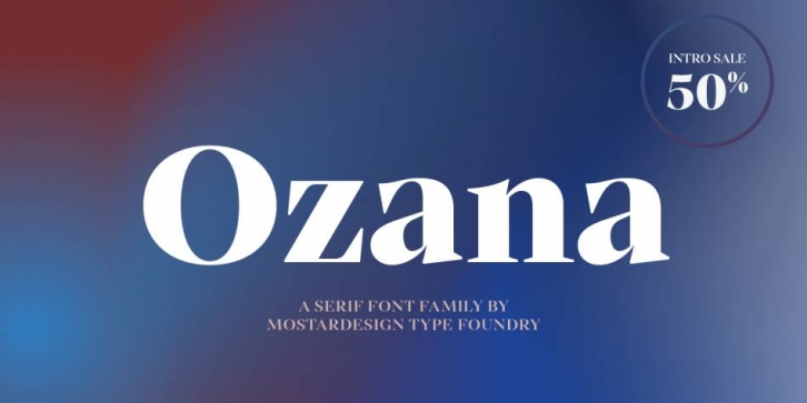 Ozana Pro Font Download