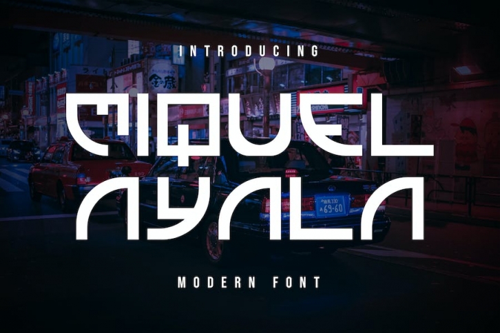 Miquel Ayala Modern Font Font Download
