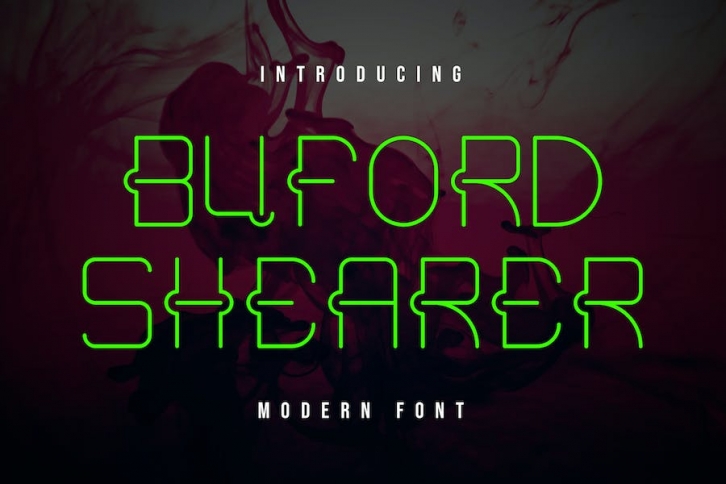 Buford Shearer Modern Font Font Download