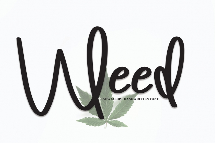 Weed Font Download