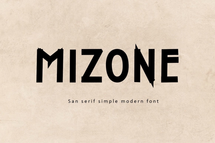 Mizone Font Download
