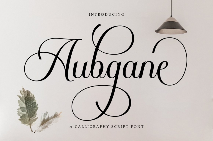 Aubgane Font Download