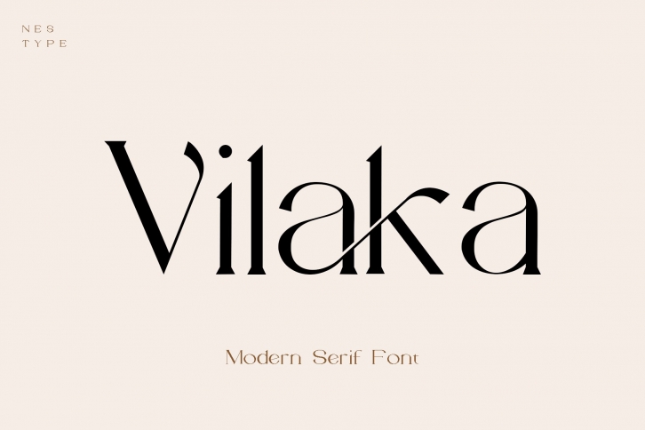 Vilaka Modern Serif Font Download