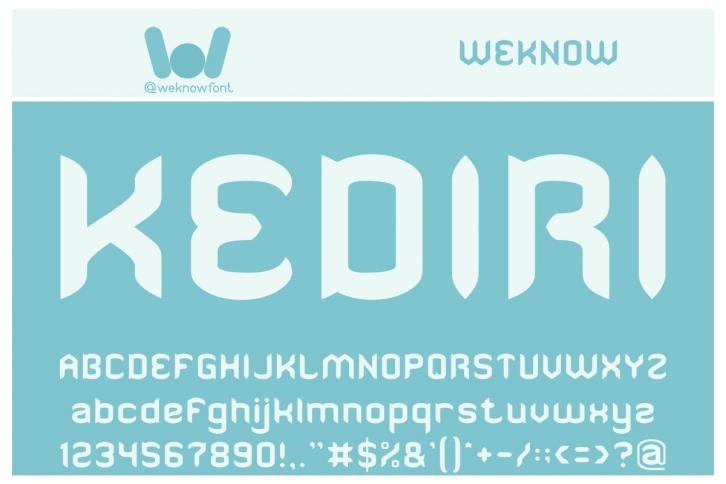 Kediri Font Download