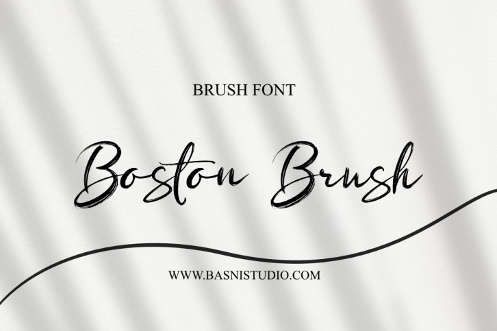 Boston Brush Font Download