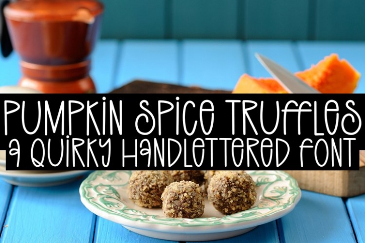 Pumpkin Spice Truffles Font Download