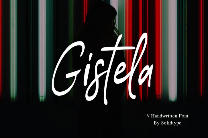 Gistela Signature Font Download