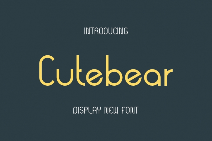 Cutebear Font Download