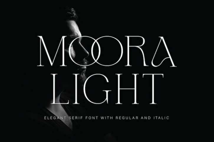 Moora Light Display Serif Luxury Font Font Download