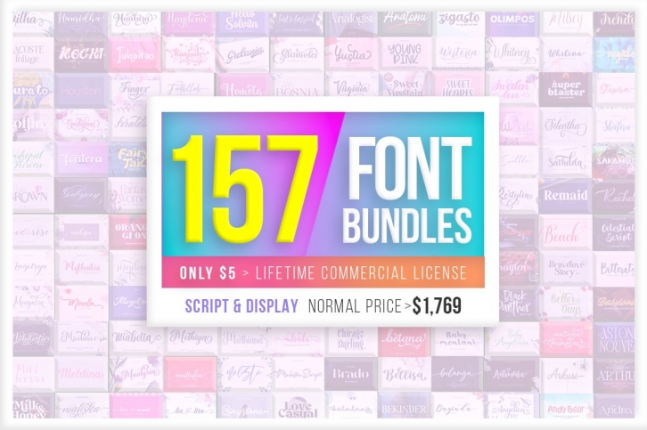 157 Bundles Font Download