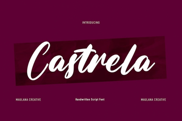 Castrela Handwritten Script Font Font Download