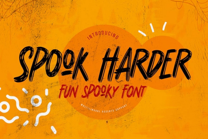 Spook Harder - Fun Spooky Font Font Download