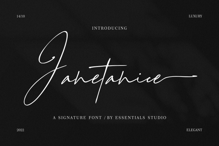 Janetanice Font Download