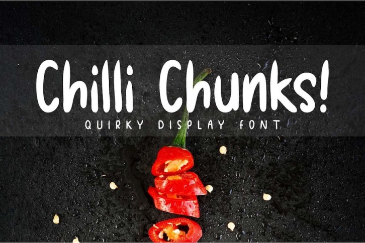 Chilli Chunks - Handwritten Font Font Download