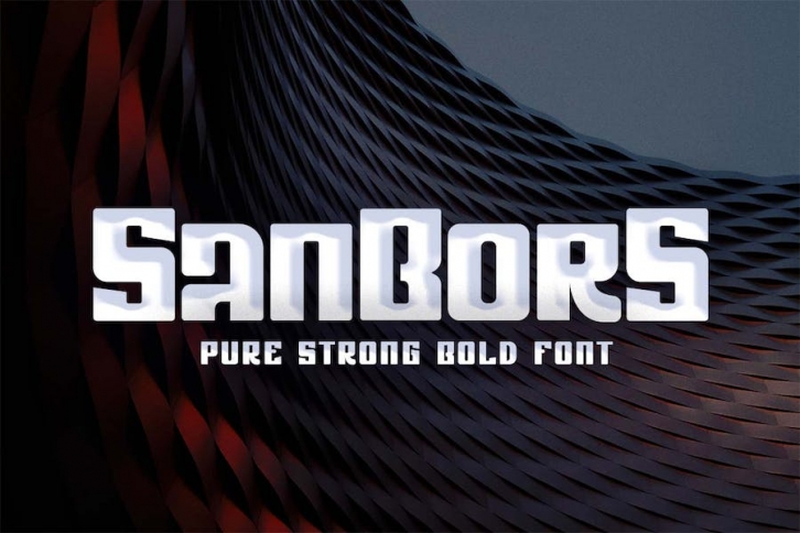 Sanbors - Bold Font Font Download