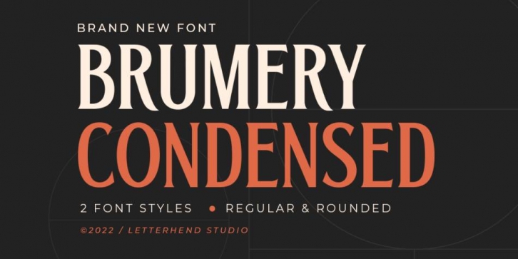 Brumery Condensed Font Download