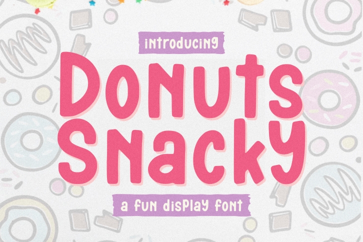 Donuts Snacky Font Download